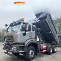 35 toneladas 6X4 371HP Suspensión aerodinámica Sinotruk Hohan Camión de descarga Manual para la minería