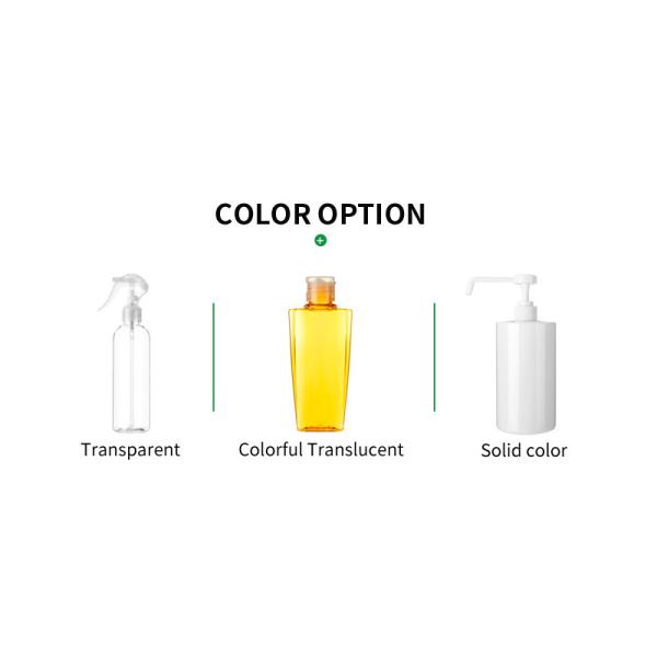 PET пластиковые контейнеры для ухода за волосами 320 мл длинные тонкие круглые с крышкой диска