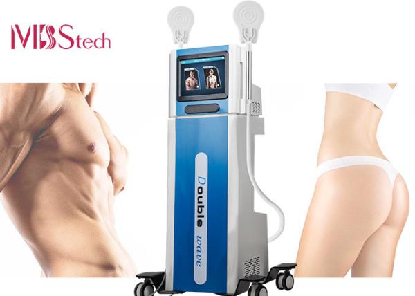 Peau de construction de muscle d'Emslim serrant la fin de support EMShapeant la machine