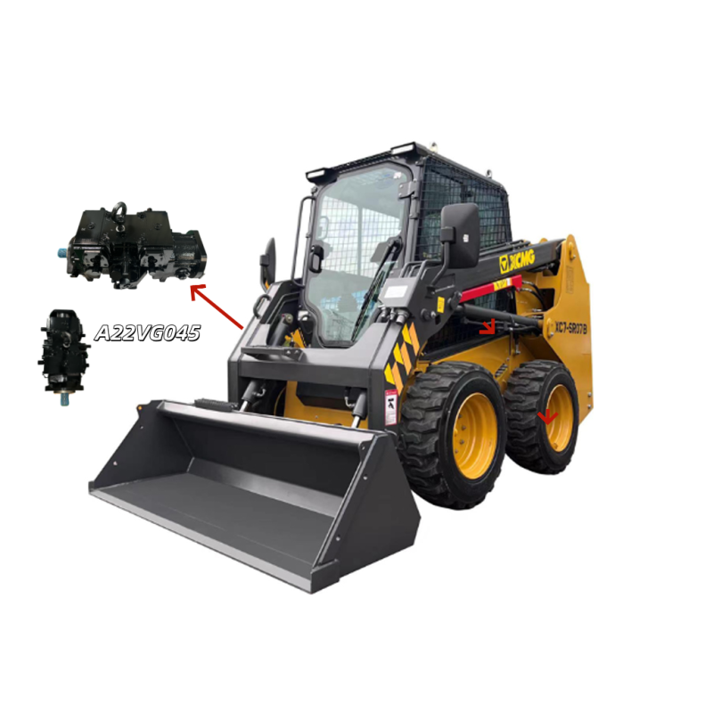 A22VG045 Hydraulic Swash Plate Pump Variable Displacement  Control Pump For Skip Loader With Warranty