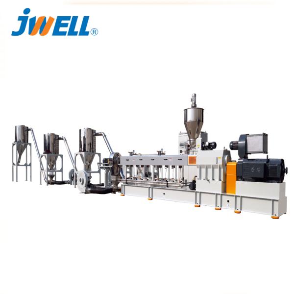 Jwell Plastic Recycling PE/PE WPC PVC SPC/PVC Decoration Floor/Board/Wallboard Portable Extruder Making Machine