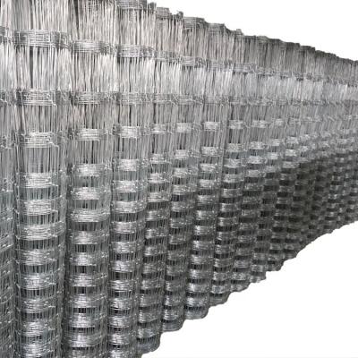Unbeatable Livestock Control Galvanized Wire Mesh Cattle Fence with Metal Frame and 10/15/20/25cm Vertical Wire Spacing