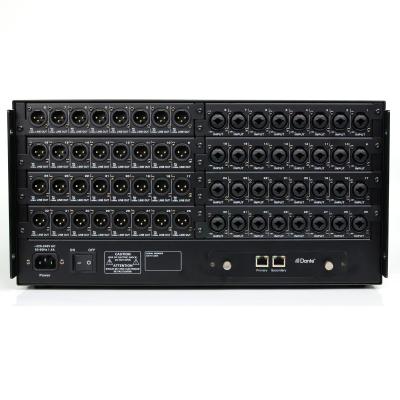 32 Channel Dante Analog Switch Audio Interface Box with 48V Phantom Power Control