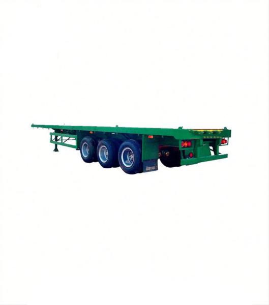 Flatbe  Container Transport Trailer Chassis 40 ton ,60ton,