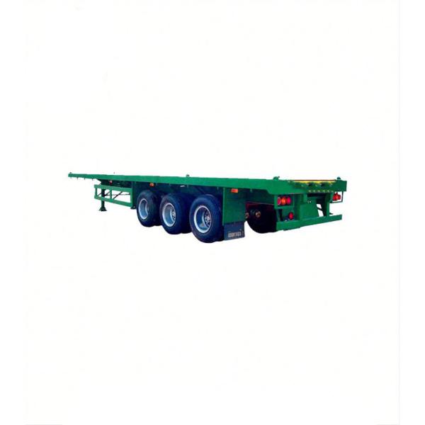 Flatbe  Container Transport Trailer Chassis 40 ton ,60ton,