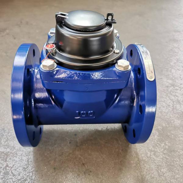 4 Inch to 8 Inch Horizontal Woltmann Dry Type Detachable Measuring Unit Industry Cold Water Meter