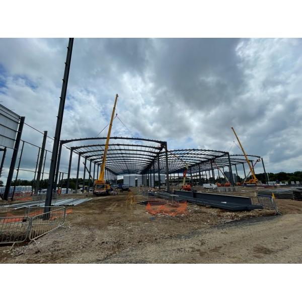 Construction Q235 Q345 QHHK Prefab Warehouse Buildings Prefabricated Industrial Steel Structure Warehouse