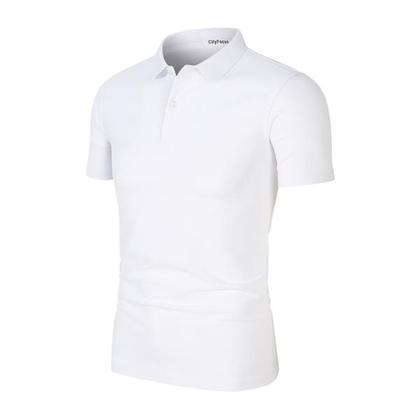 Customized Polo Shirts Business Workwear Mens Polo Neck T Shirts With Printing