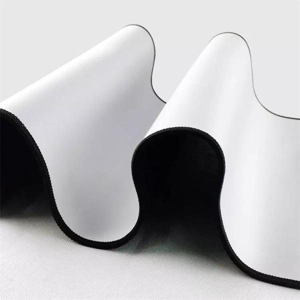 Scratch Proof Rubber Long White Sublimation Desk Keyboard Mousepad Mat for Office