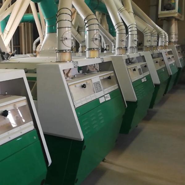 China Complete Set Wheat Corn Maize Flour Mill Milling Machines From Manufacture