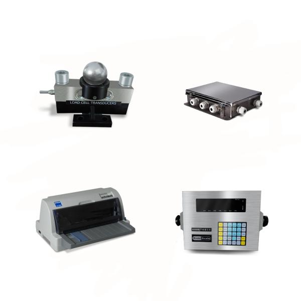 40 Ton Computerized Weighbridge With Software , Truck Weighbridge 10KG Accuracy