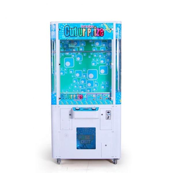Metal Frame Cut String Vending Game Machine / Toy Catcher Machine