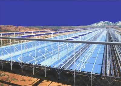 Cor personalizada de aço solar linear dos quadros de montagem do sistema de aquecimento HDG de Fresnel