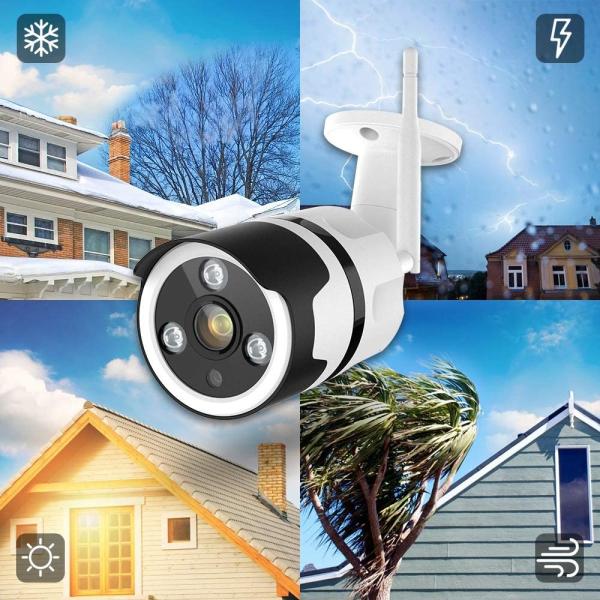 3MP камеры слежения WiFi беспроводной домашней батареи камер слежения 1080P использующие энергию