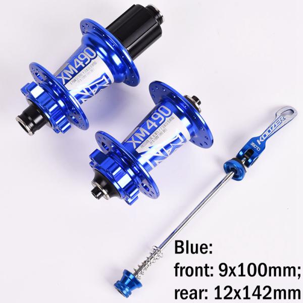 2021 Koozer XM490PRO 4 Bearing MTB Mountain Bike Hub Rear 12x142mm Thru 32 Holes Disc Brake Bicycle
