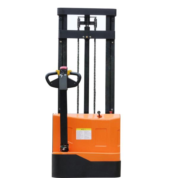 1.2 Ton Hydraulic Electric Stacker Full Electric Battery Operated Pallet Stacker Jack