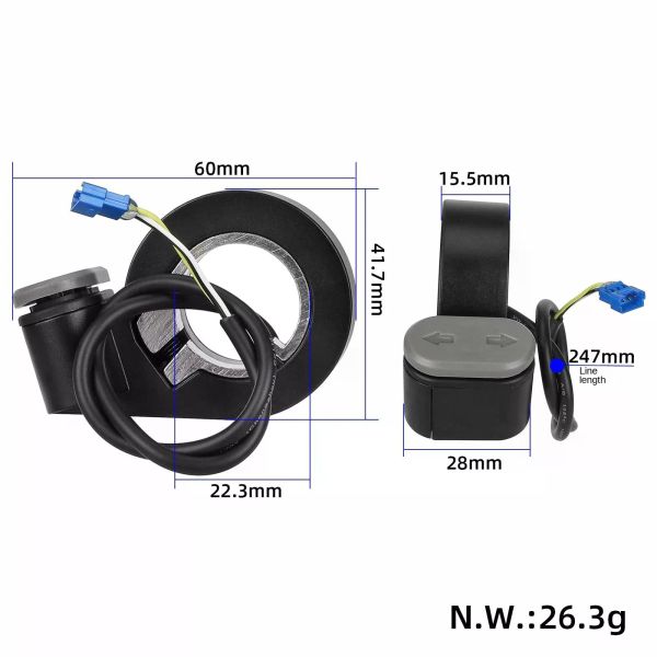 ABS Light Switch Steering Belt For Xiaomi 5 5max 5pro Electric Scooter Parts