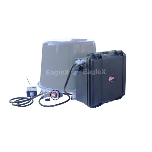 12 bandes 100MHz-1500MHz Monté sur un véhicule Utilisation de véhicule FPV Drone Jammer Équipement de contre-mesure avec base magnétique