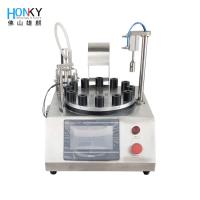 Máquina de engarrafamento automática do vidro do perfume 2ml com a bomba de medida da elevada precisão