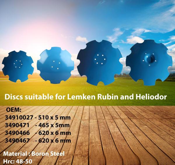 LEMKEN High Quality Disc Plough,harrow Disc Blade parts LEMKEN  34910027/3490471/3490466/3490467