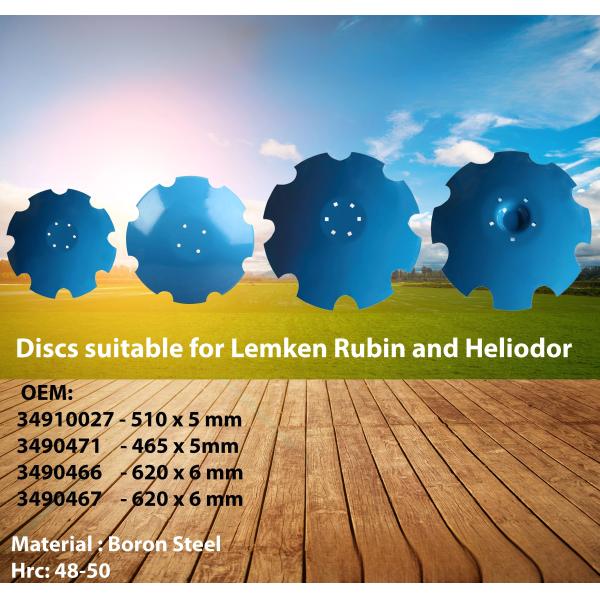 LEMKEN High Quality Disc Plough,harrow Disc Blade parts LEMKEN  34910027/3490471/3490466/3490467