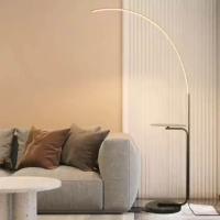 El dormitorio de la sala de exposición llevó la lámpara derecha negra ajustable elegante de la luz moderna del piso