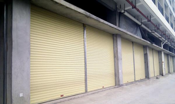 Industrial Galvanized Steel Roller Shutter Door Sound Insulation Heavy Duty Roller Door