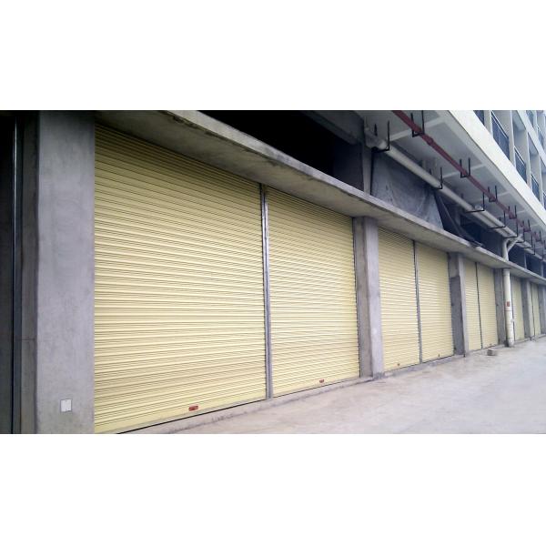 Industrial Galvanized Steel Roller Shutter Door Sound Insulation Heavy Duty Roller Door