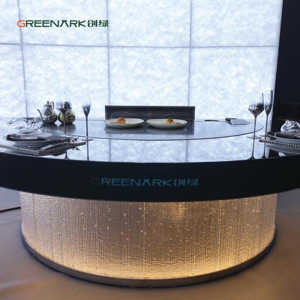 Custom Teppanyaki Grill Table 1300x1000mm 8000W Electric/Gas