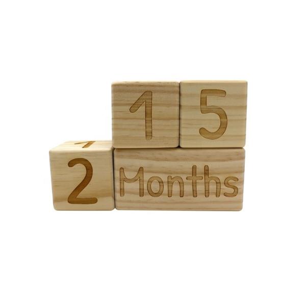 Wooden Perpetual  Calendar Block