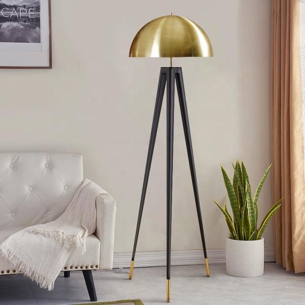 Creative Retro Rustic Black Tripod Floor Lamp Industrial Vintage stand up lamp（WH-VFL-12)