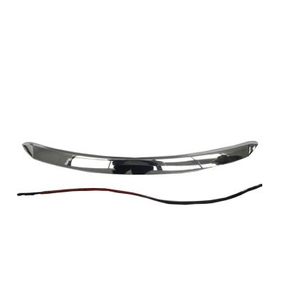 Car Accessories HILUX ROCCO Bottom Front Bumper Skid Molding Cover Trim Chrome Garnish