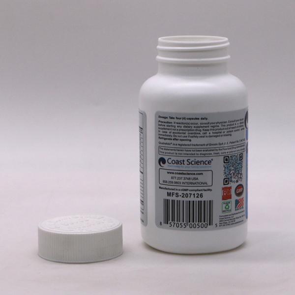 Flip Top Cap PE Bottle Wide Mouth Plastic Empty Bottles for 300ml Capsule Containers