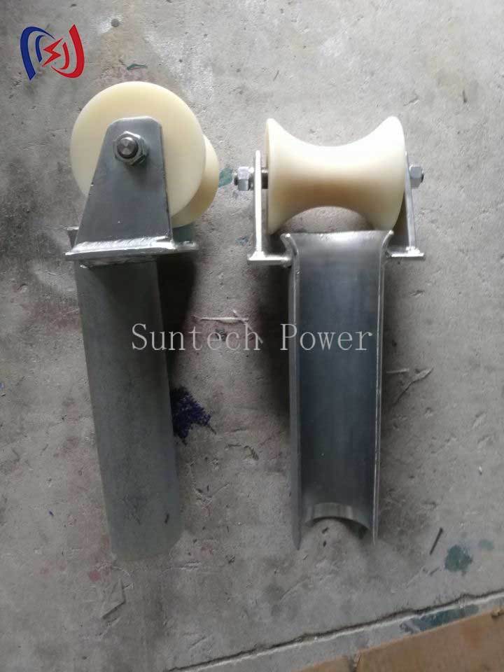 D Series Bell Mouth Cable Entrance Protection Roller 80-200mm with MC Nylon Wheels for Smooth Cable Entry