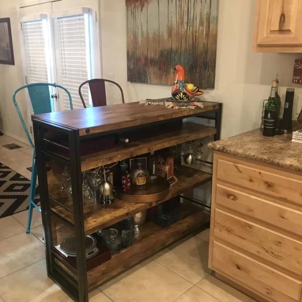 Modern Design Style Cabinet for Wine and Liquor Display in Living Room Organization