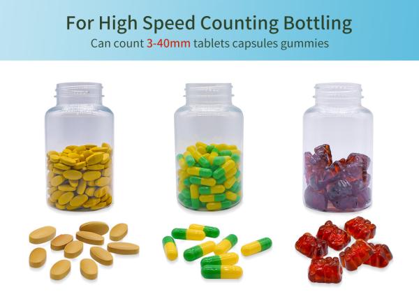 2.5 Kw Power Consumption Tablet Counting Machine For Pharmaceutical Packaging Industry