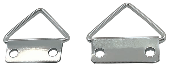 Double Hole Triangle Hanging Bracket 20mm Center to Center Distance