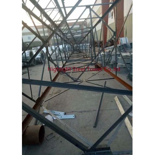 ANSI TIA222G H Standards Self Supporting Tower With Hot Dip Galvanization