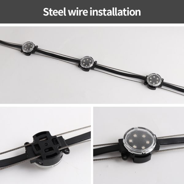 40mm Smart Addressable LED Pixel Light IP67 Waterproof High Brightness for Outdoor Facade and Media Wall