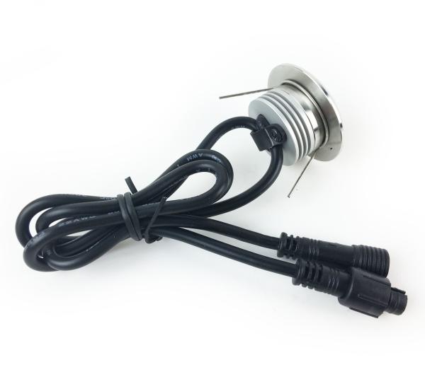 Rcessed 1W Mini LED Footlight IP67 Waterproof DC12V Waterproof IP67 Outdoor Garden landscape lighting