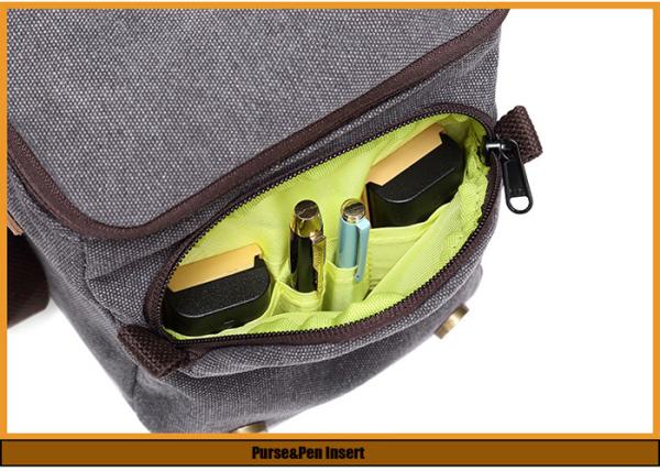 Multi Pocket Canvas Multifunctional Camera Bag