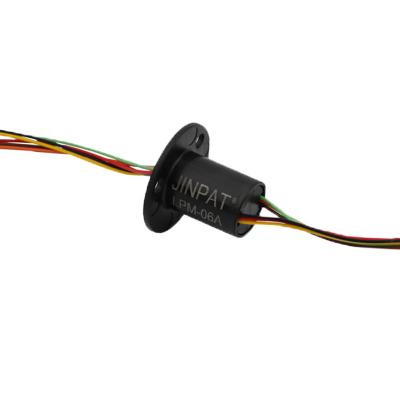 Small Capsule Slip Rings 6 Circuit 2A IP40 300RPM Gold To Gold