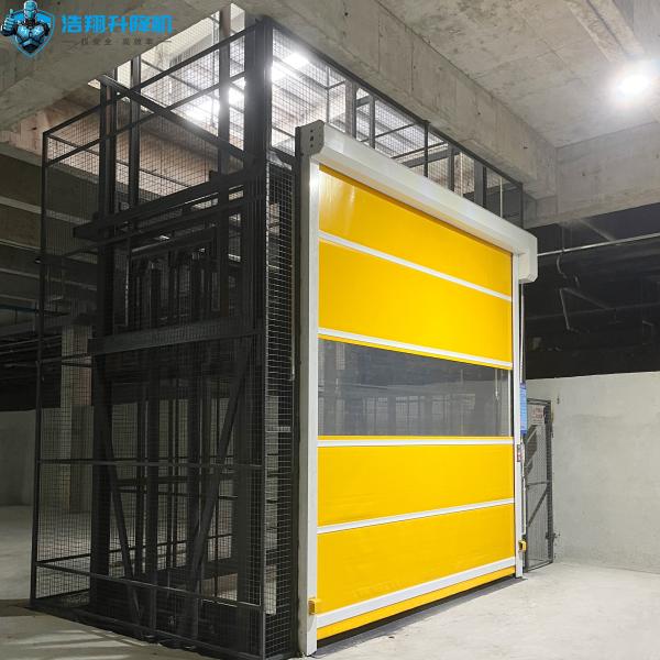 Electric Hydraulic 2 Ton Cargo Freight Elevator Chain Lift Platforms Warehouse Load Hoist Elevator For Construction