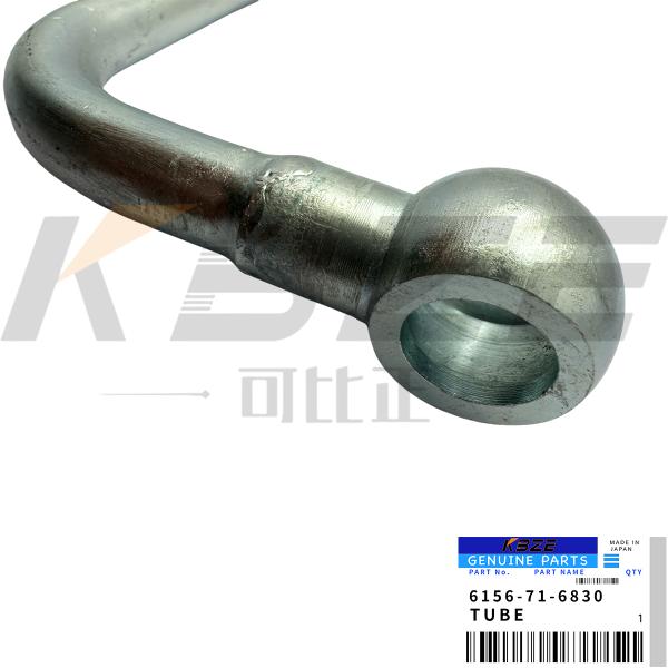 KOMATSU PC400 PC450 EXCAVATOR 6156-71-6830 DIESEL FUEL SUPPLY TUBE FITS SAA6D125E-3 ENGINE