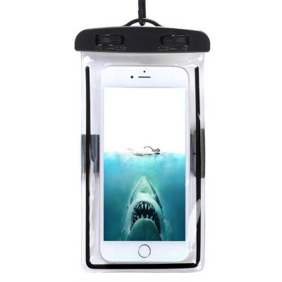 Fluorescent Waterproof Cell Phone Pouch , Sensitive Touch Mobile Phone Waterproof Bag