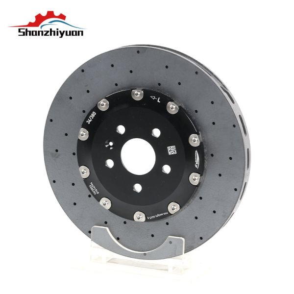 350×28mm Carbon‑Ceramic Rear Brake Rotors For Porsche 911 GT2 Performance Replacement Disc