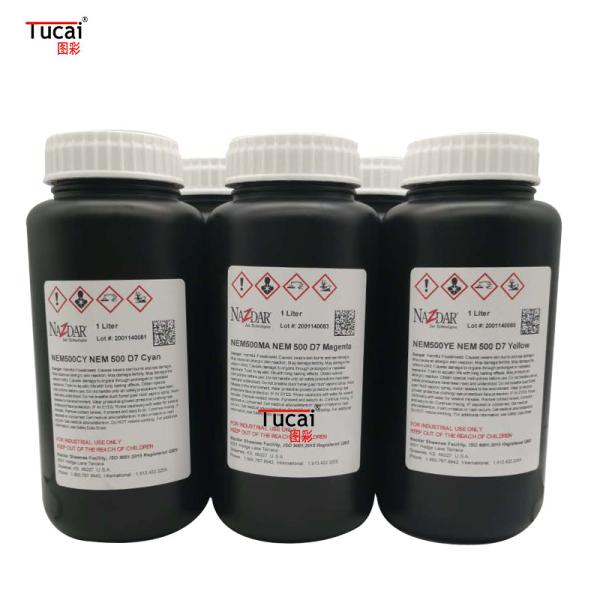 CMYK  USA Nazdar Ricoh Ink NEM500 D7 UV Ink For Ricoh GH2220 Printhead