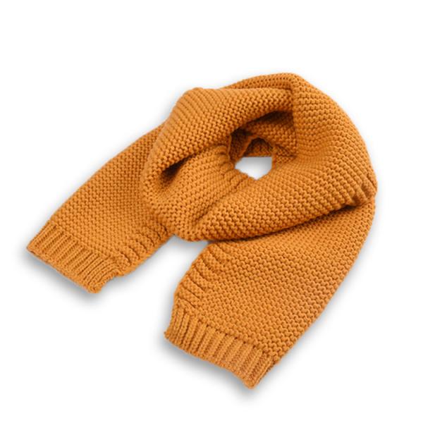 Y-Z Fashion Kids Children's Infinity Long Scarf Soft Girls and Boys Thick Winter Scarfs Cable Knitted Scarves
