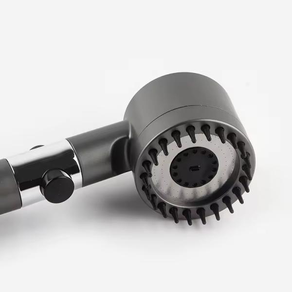 Plastic Bathroom Shower Head Filter Hand Shower Massage with Adjustable Water Pressure
