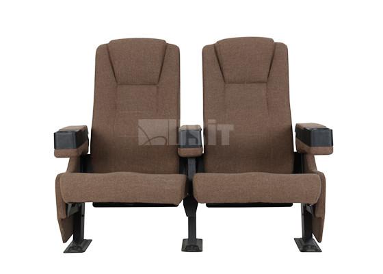 Tip Up Armrest Commercial Movie Theater Seating High Strength Steel Structure